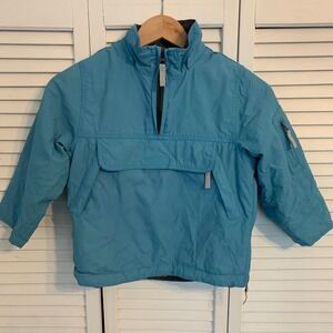 Mini Boden Blue Anorak Pullover Jacket Coat Kids 3-4Y Boy Girl‎ Outdoor Winter